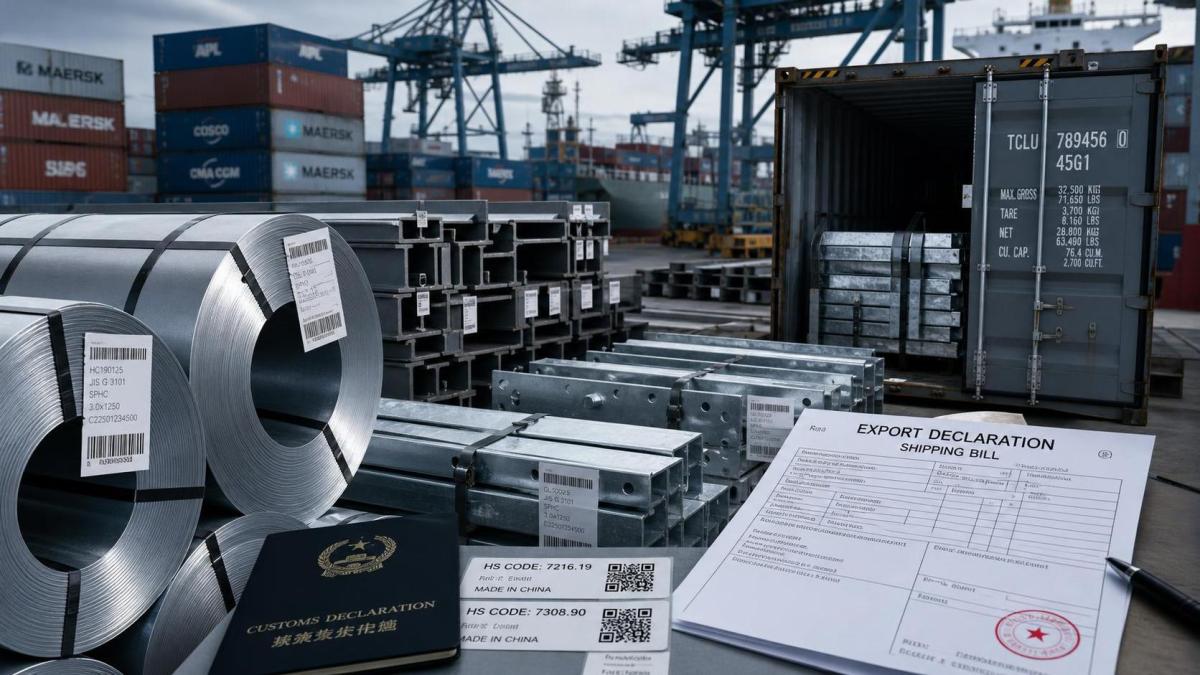 China Enforces New Steel Export Codes from Aug. 1
