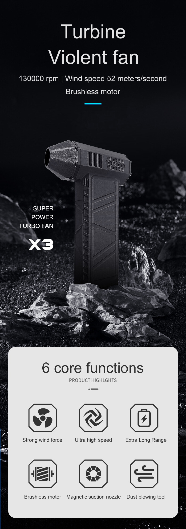 SUPER POWER TURBO FAN-X3