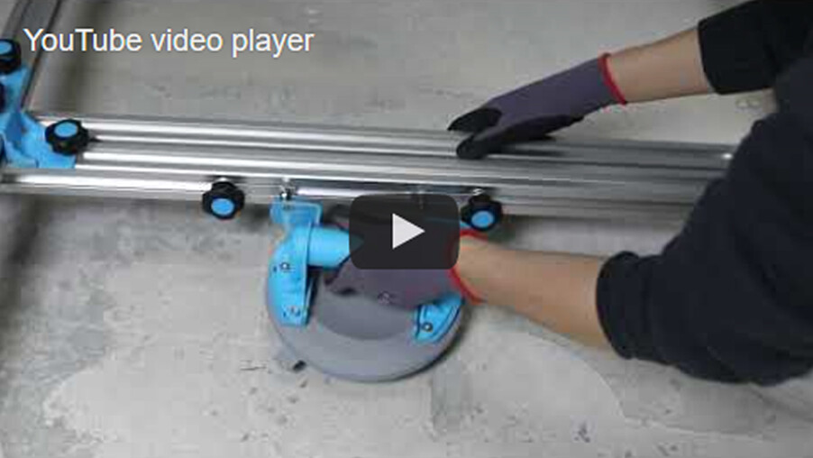 Revolutionize Large-Format Tile Handling! Powerful battery-powered carry system for effortless