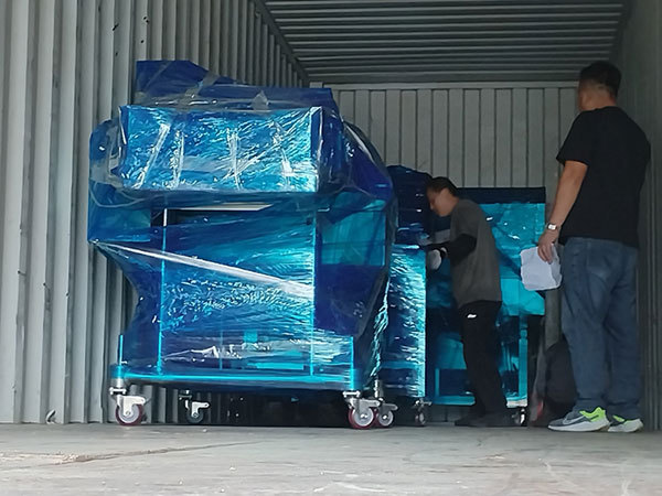Frying assembly line delivery