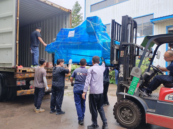 Frying assembly line delivery