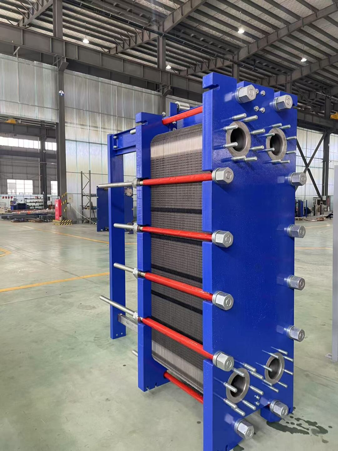 The working condition of KDP for concentrated sulfuric acid cooling