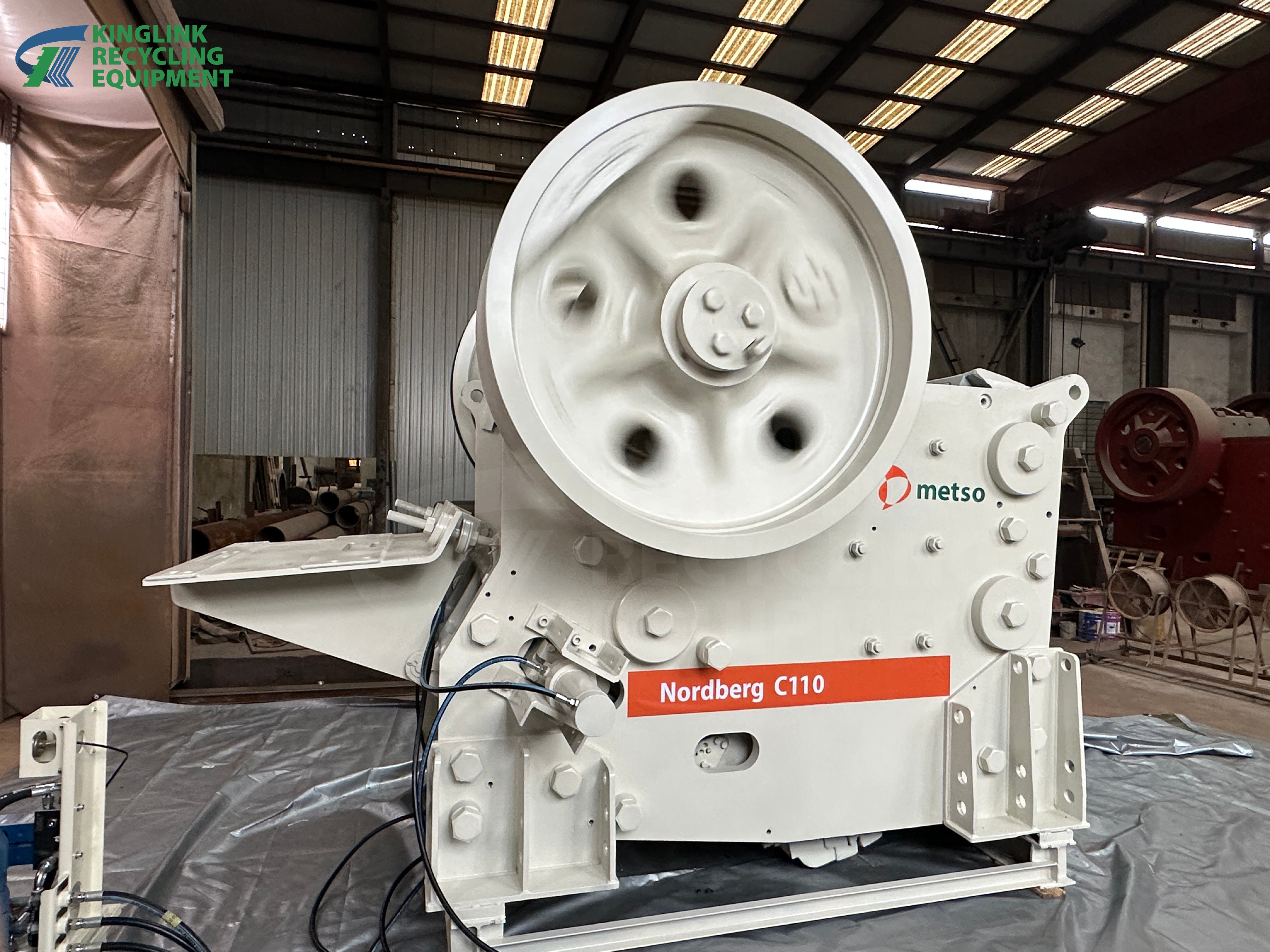 Renewed Metso C110 Jaw Crusher