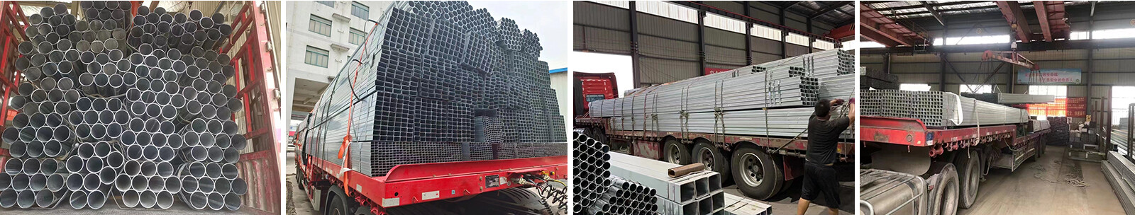 镀锌管发货图 Galvanized Steel Round Pipe