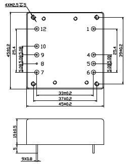 Reloj Atómico CPT XHTF1040B