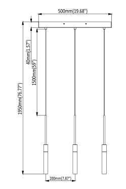 企业微信截图_17491064394211.png LED Pendant light with Bubble or frosted Acrylic rod