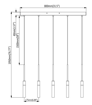 企业微信截图_17491066551965.png LED Pendant light with Bubble or frosted Acrylic rod