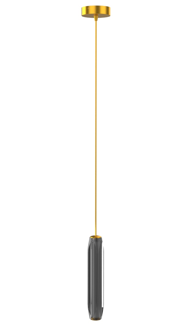 LED Pendant light with Crystal Shade