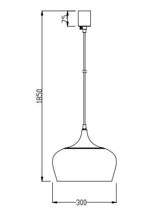 企业微信截图_17492891197470 LED Pendant light with Metal shade