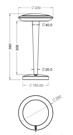 企业微信截图_17492897752273 LED Table Light