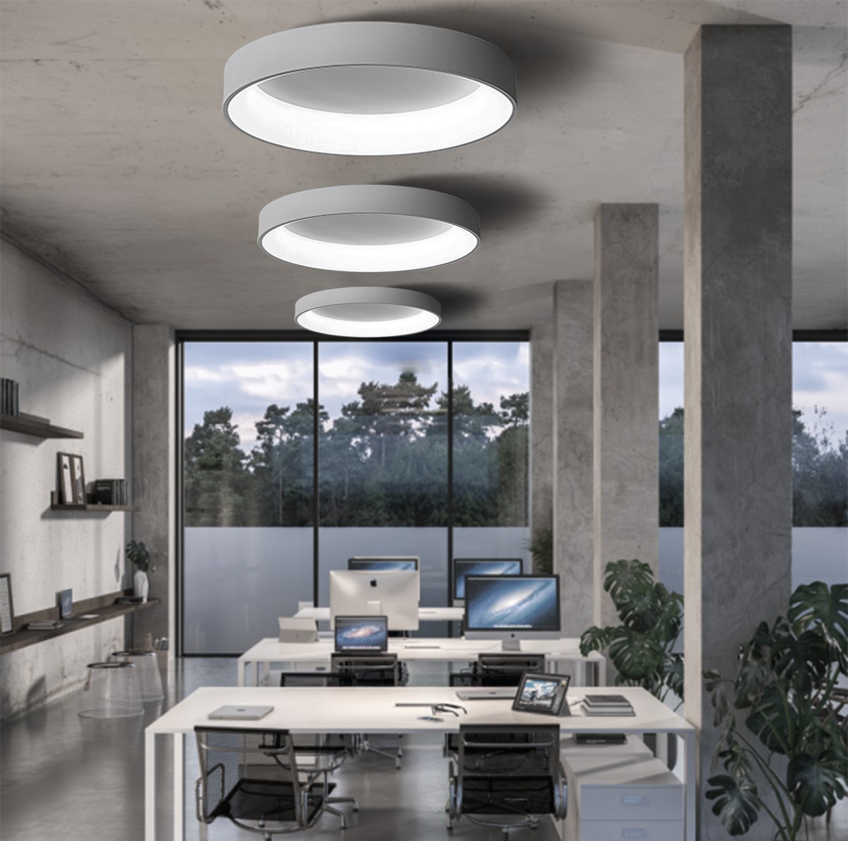 企业微信截图_17492910389661 Office Up & Down Linear Pendant light