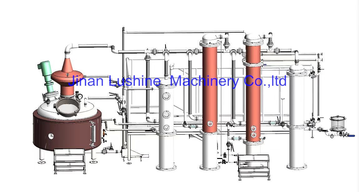 1.png 500L Distillery Equipment installed in China