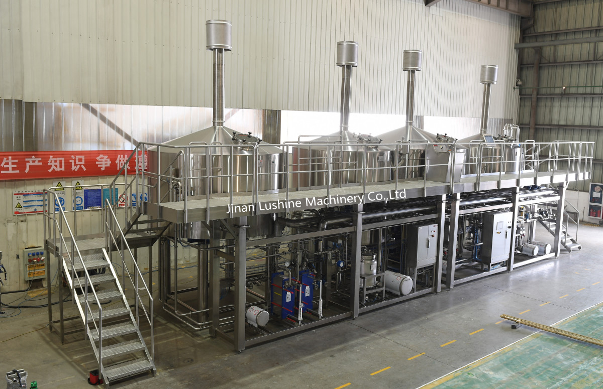 50HL Turn key Brew House system1_副本.jpg 5000L Beer brewing Equipment