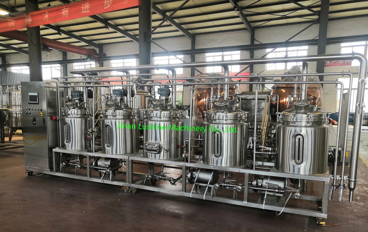 100L Five VesselTeaching laboratory equipment_副本 100L Teaching laboratory Beer Equipment