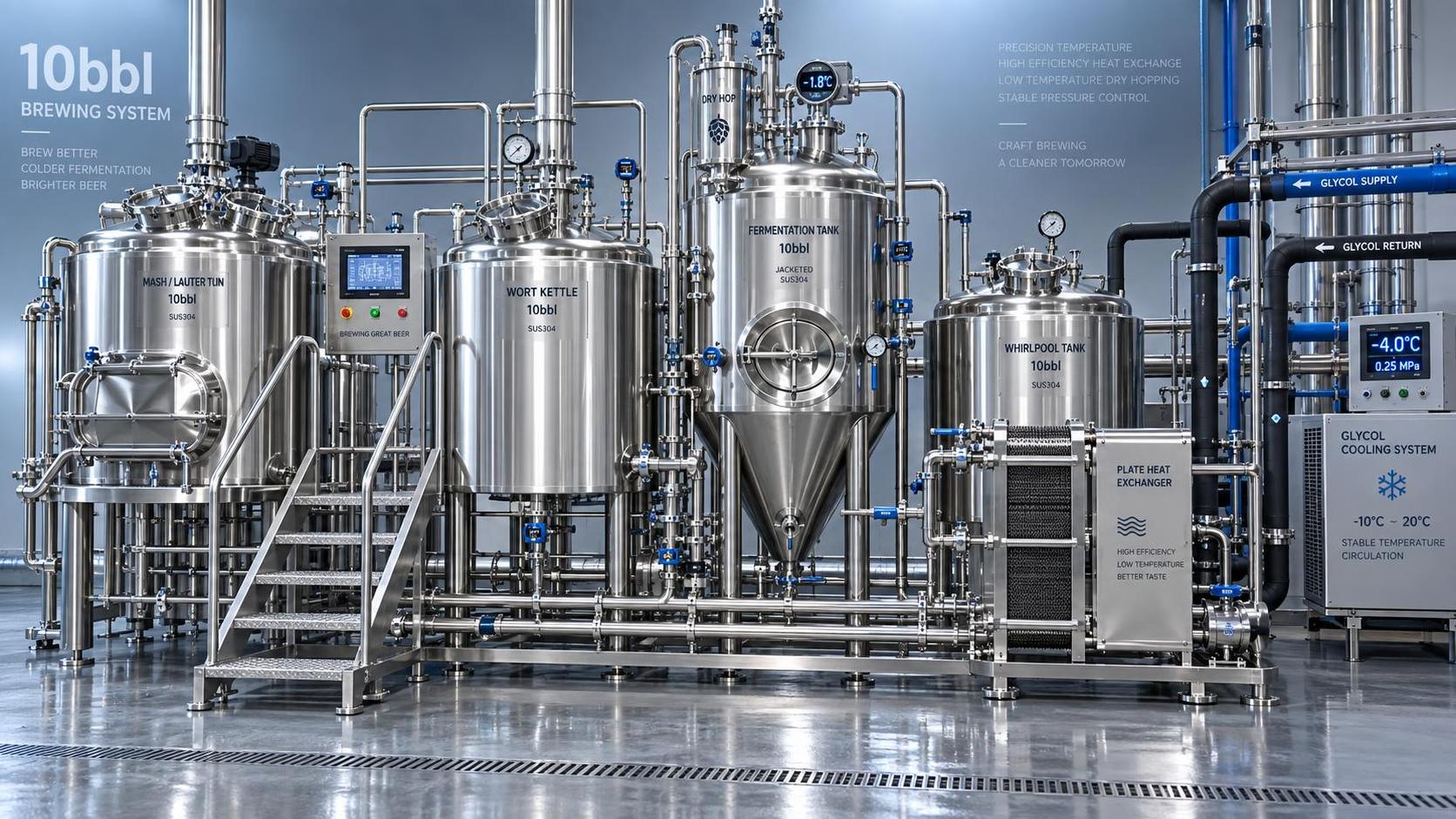 Brewery Process Design for Cold IPA and Hazy NEIPA: Adjusting Whirlpool Timing, Dry-Hop Temperature, and Fermentation Profile in Your Equipment Layout