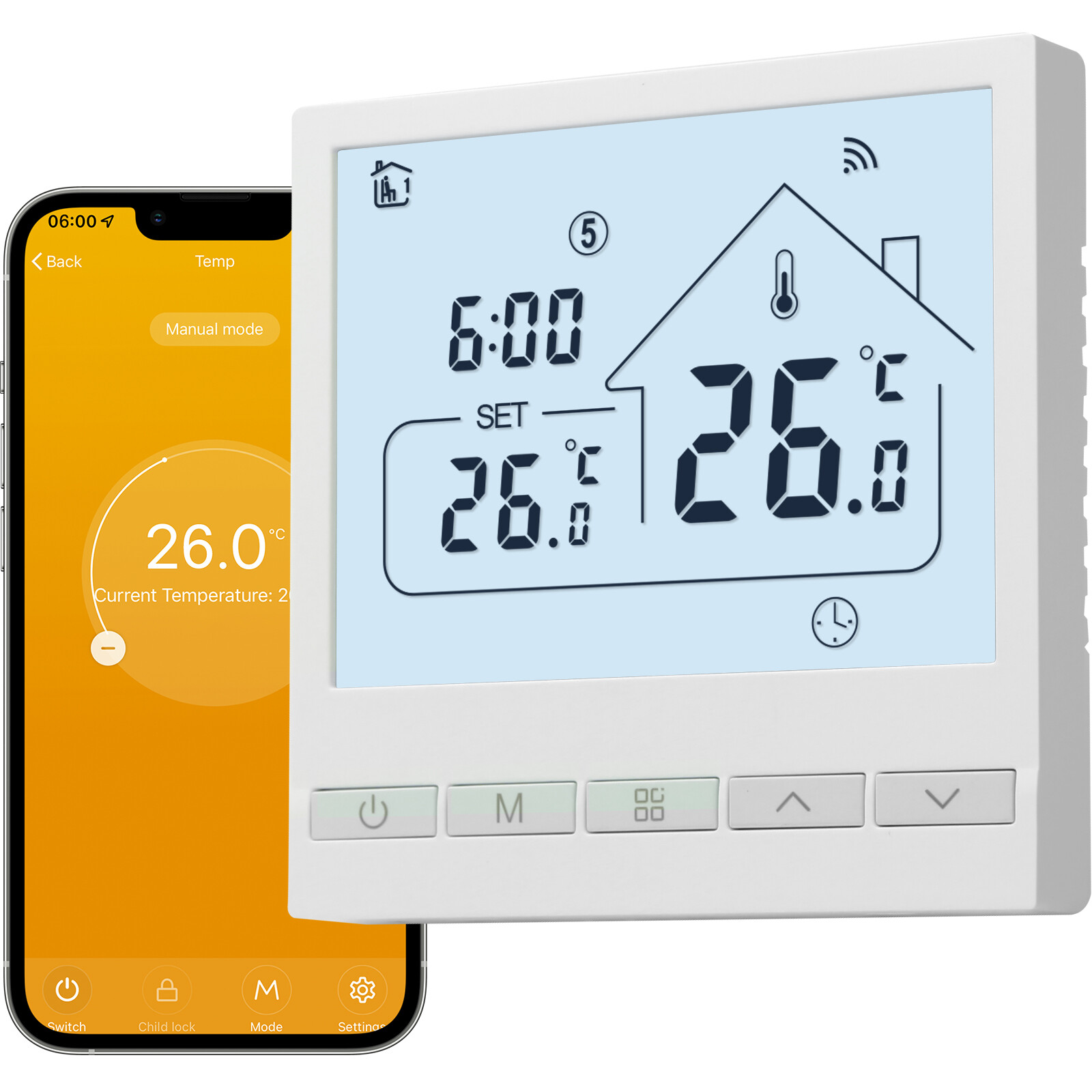 Water Floor Heating Thermostat