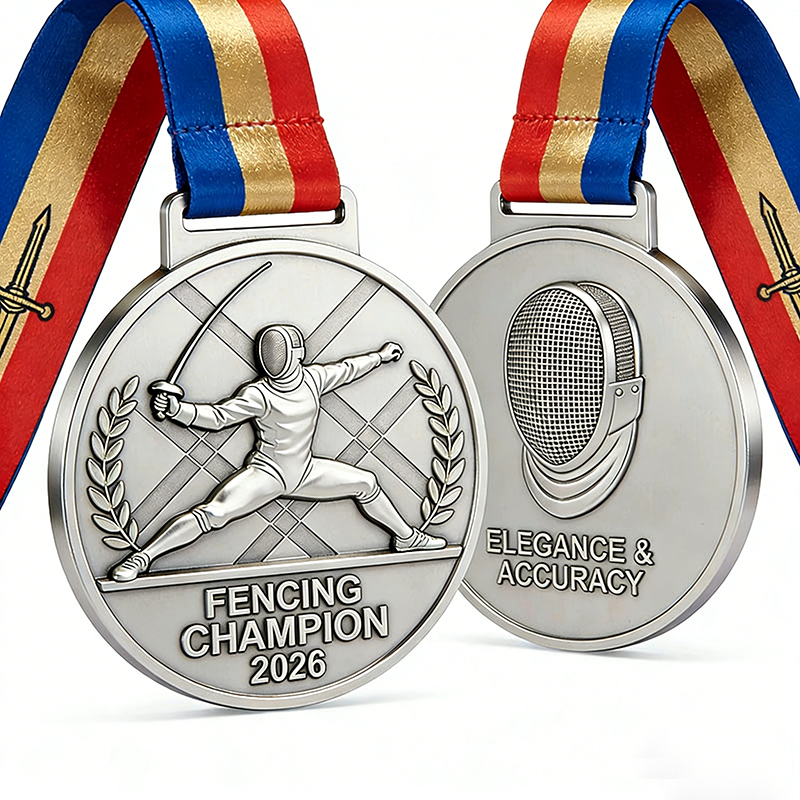 OEM Custom Metal Sports Medals with 3D Logos - Basketball, Football, Tennis, and Match Medals with Ribbons