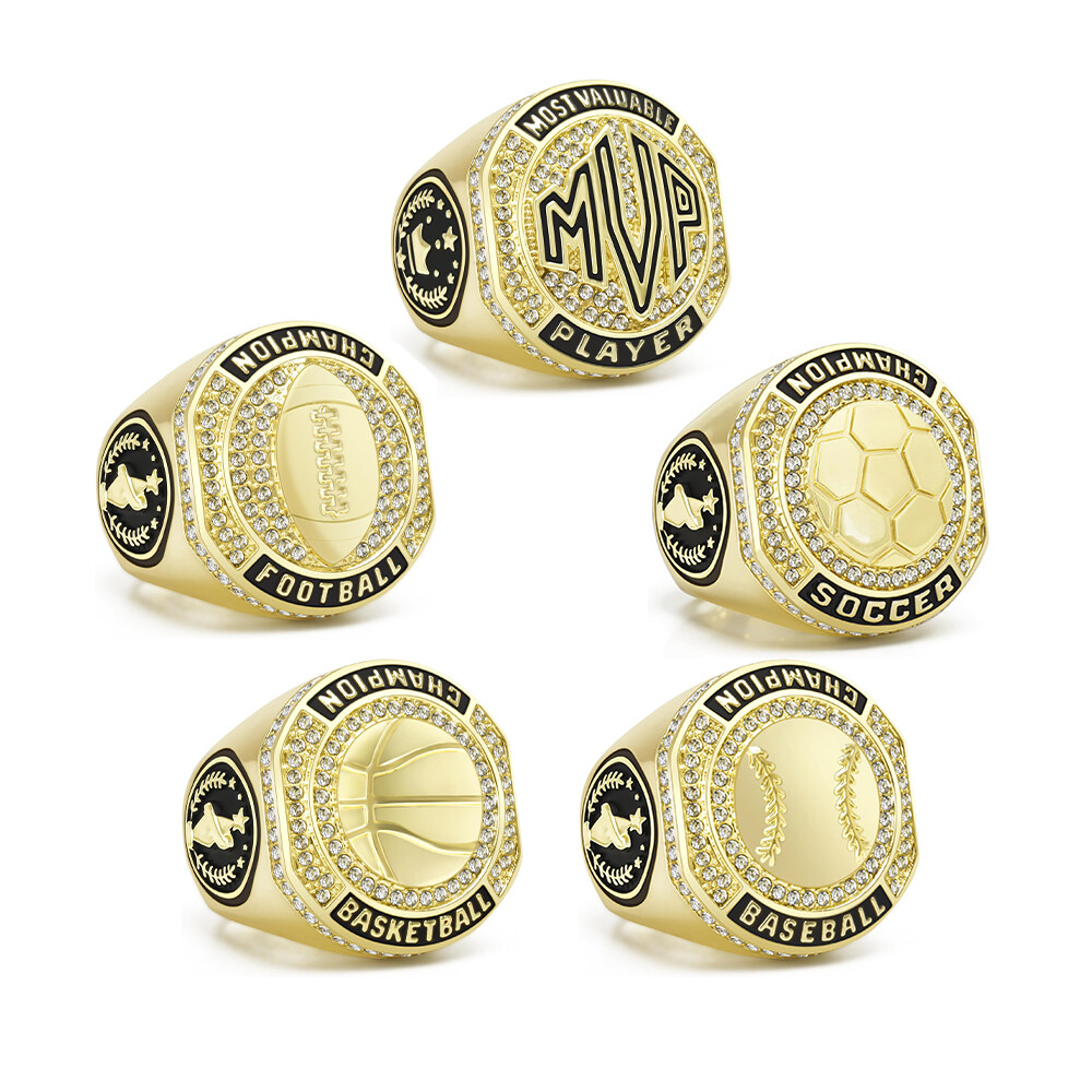 Sports champion rings fan sports event commemorative accessories