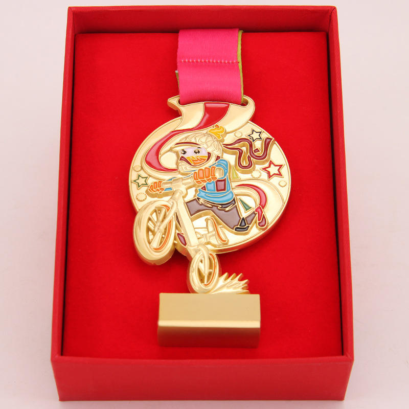 Custom sports medals, metal medals, mountain bike, children's balance bike, cross-country championship, car souvenirs
