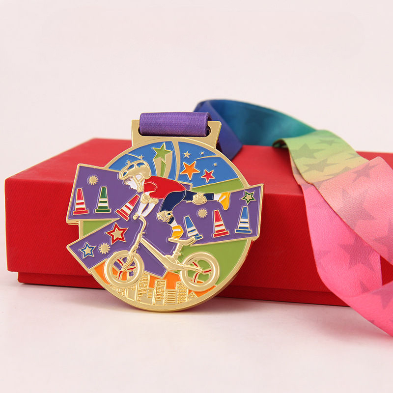 Custom sports medals, metal medals, mountain bike, children's balance bike, cross-country championship, car souvenirs