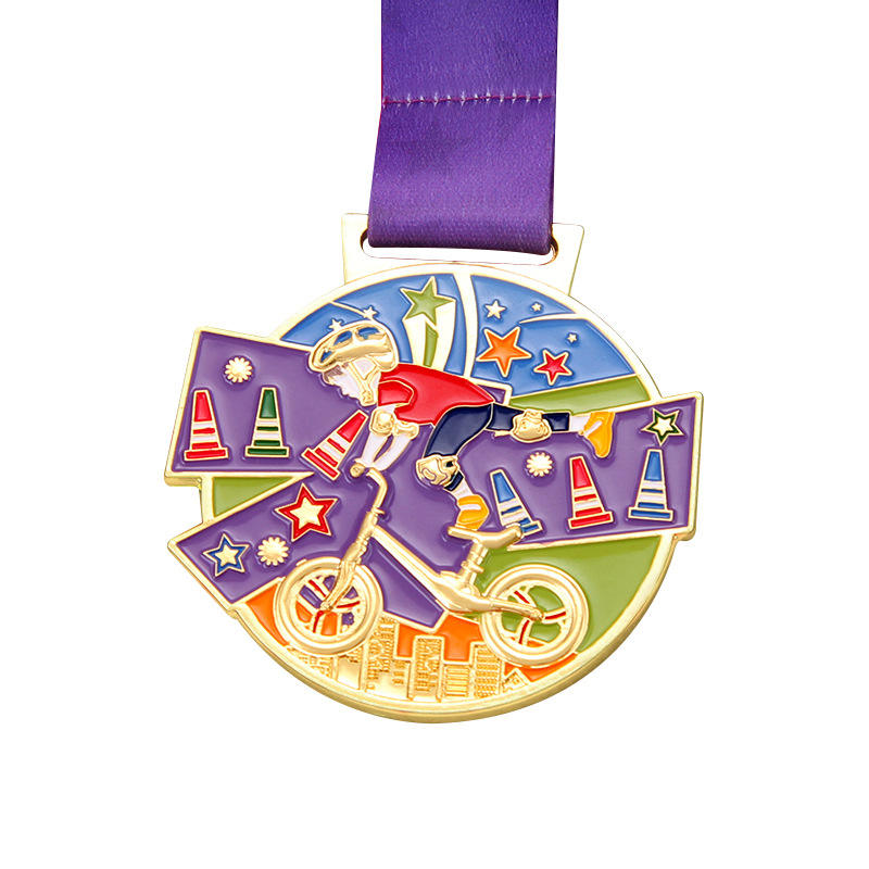 Custom sports medals, metal medals, mountain bike, children's balance bike, cross-country championship, car souvenirs