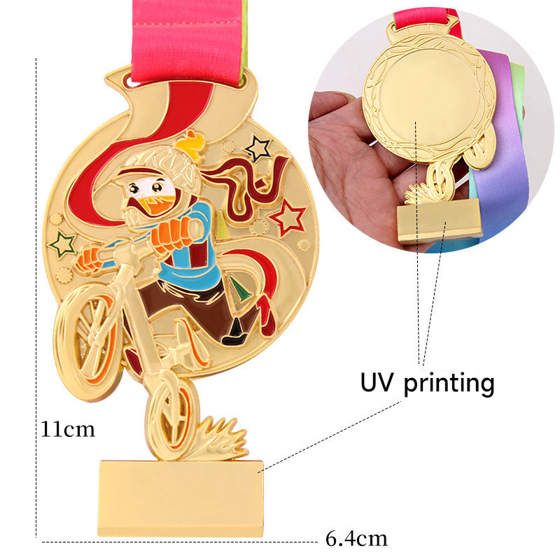 Custom sports medals, metal medals, mountain bike, children's balance bike, cross-country championship, car souvenirs