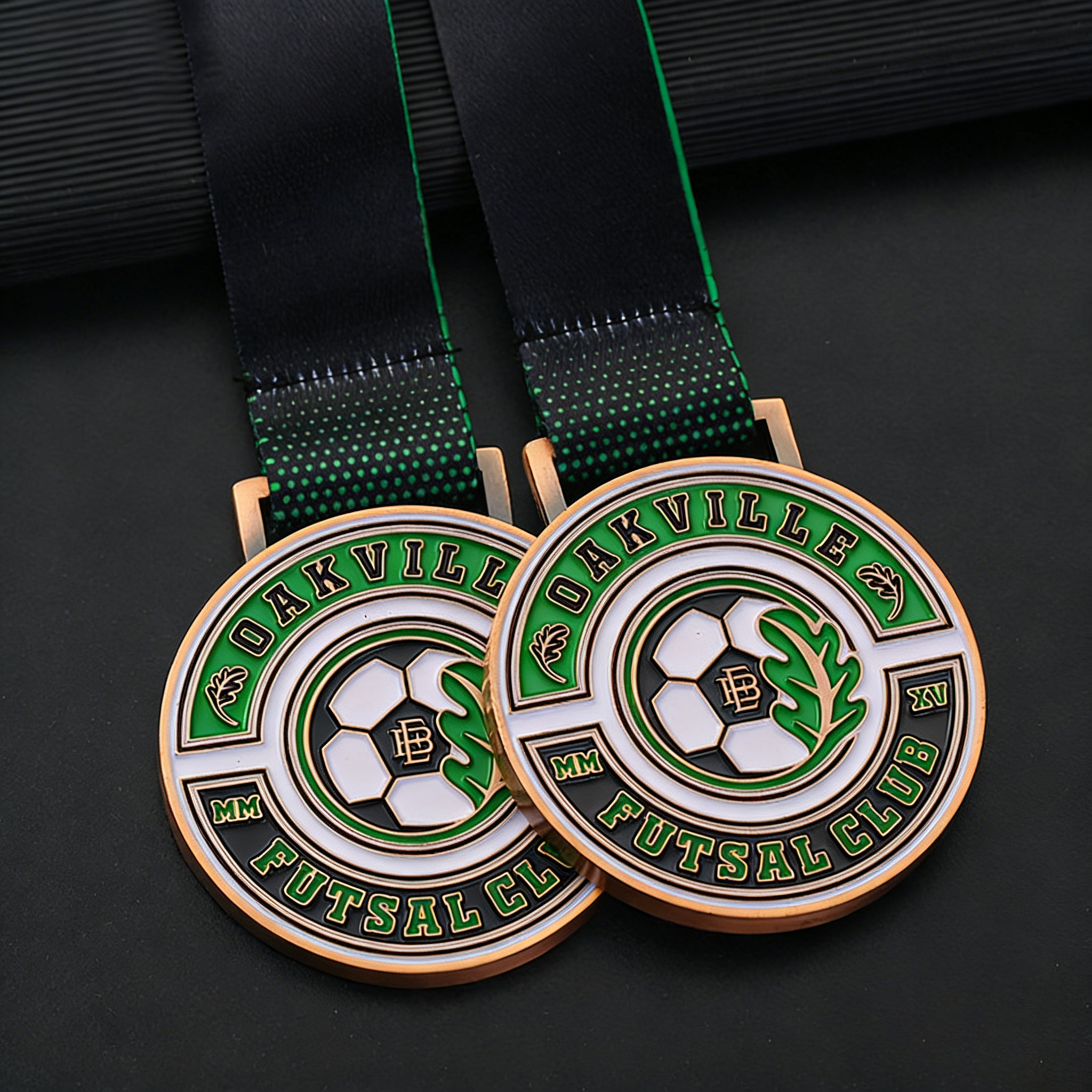 Customized metal medals for city-specific football tournaments and competitions, commemorative metal medals for autumn sports meets.
