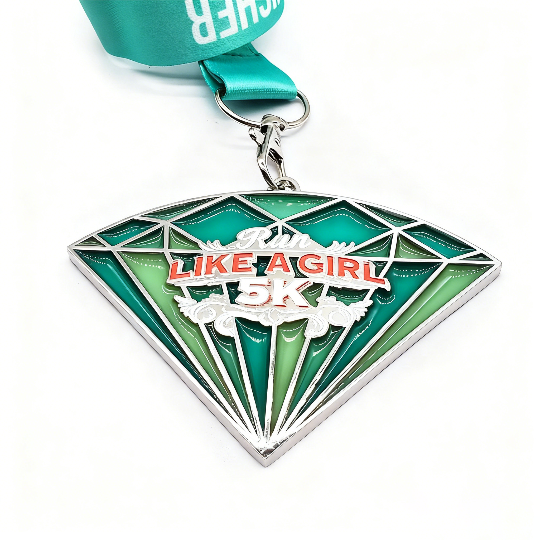Panama 5K running medal, enamel 3-color award, sports medal, gold and silver, Cooper zinc-plated alloy metal medal, customizable.