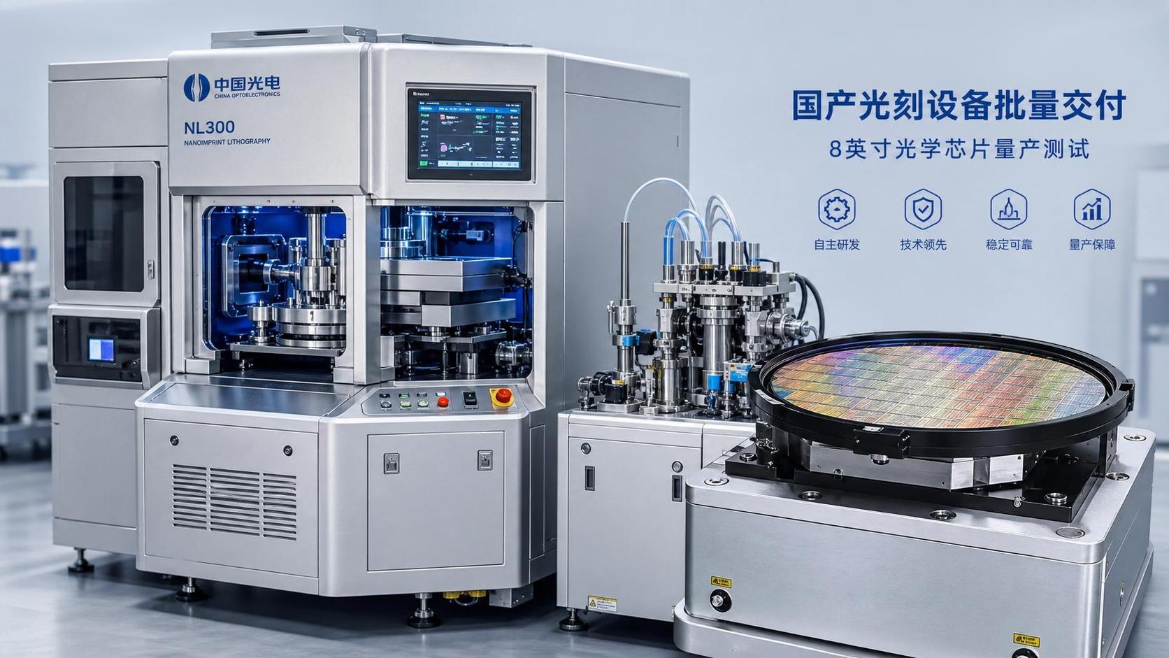 China-Made Nanoimprint Tool Delivered for Optical Chips