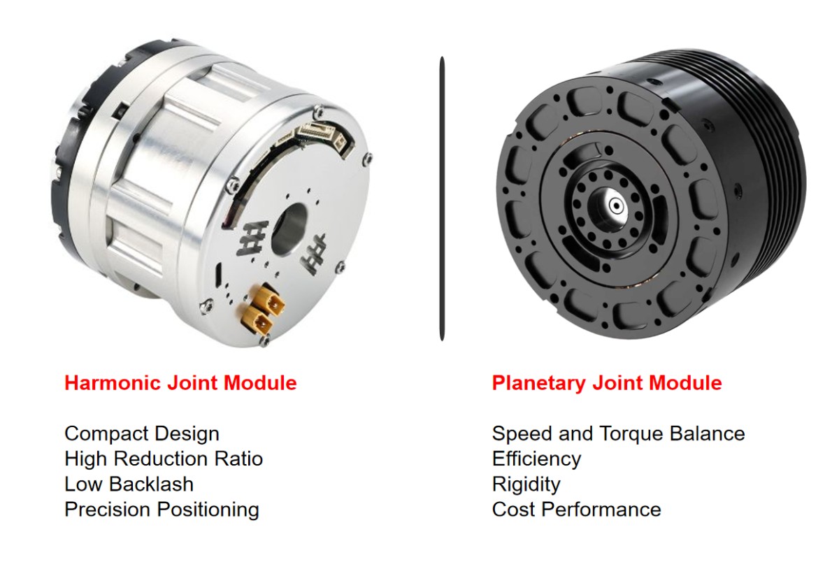 Harmonic joint module vs planetary joint module for robot rotary joint applications Rotary Joints for Robots: Which Joint Architecture Fits Your Robot Design?