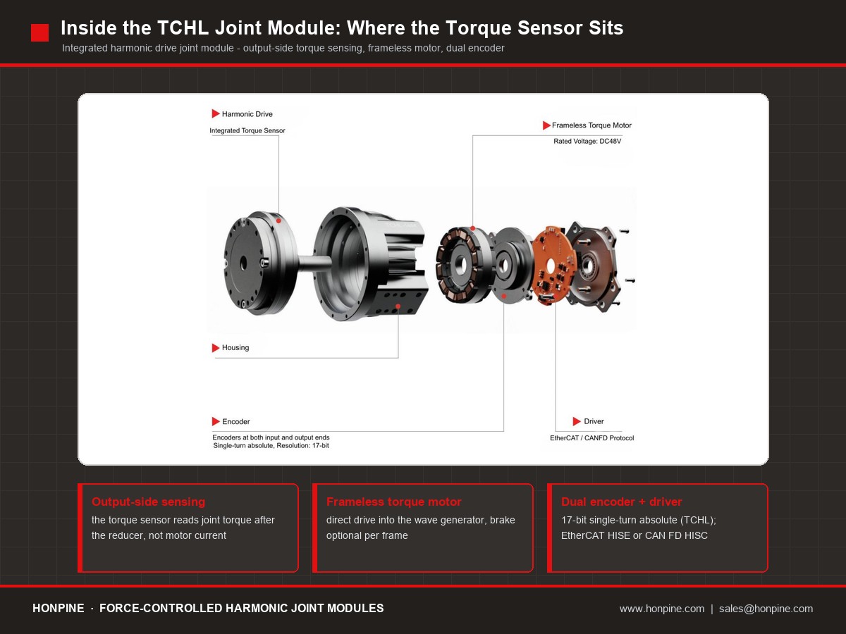 harmonic joint module with integrated torque sensor harmonic joint module with integrated torque sensor
