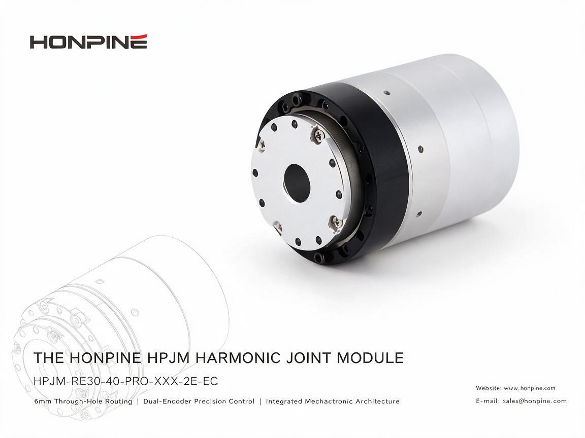 6 mm İçi Boş Milli Ultra Kompakt Harmonik Mafsal Modülü