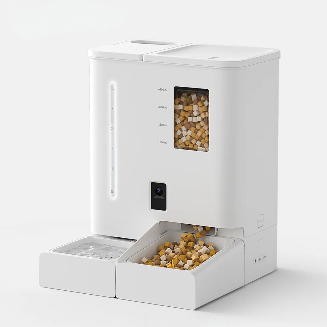OEM 5L Dry food Smart Feeder+4L Waterer fountain Combo GFD21 Series | IoT Pet Tech Manufacturer OEM 5L Dry food Smart Feeder+4L Waterer fountain Combo GFD21 Series | IoT Pet Tech Manufacturer