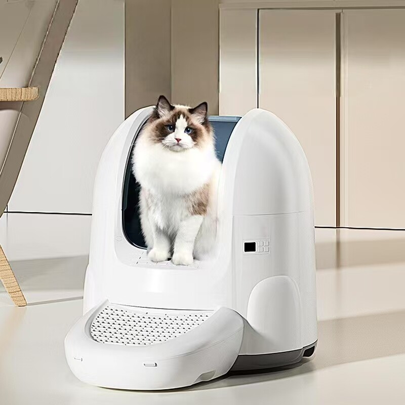 65L Commercial Self-Cleaning Cat Litter Box with TUYA APP Control | | OEM/ODM for Multi-Cat Facilities & Pet Retailers GLW55/55W 65L Commercial Self-Cleaning Cat Litter Box with TUYA APP Control | | OEM/ODM for Multi-Cat Facilities & Pet Retailers GLW55/55W