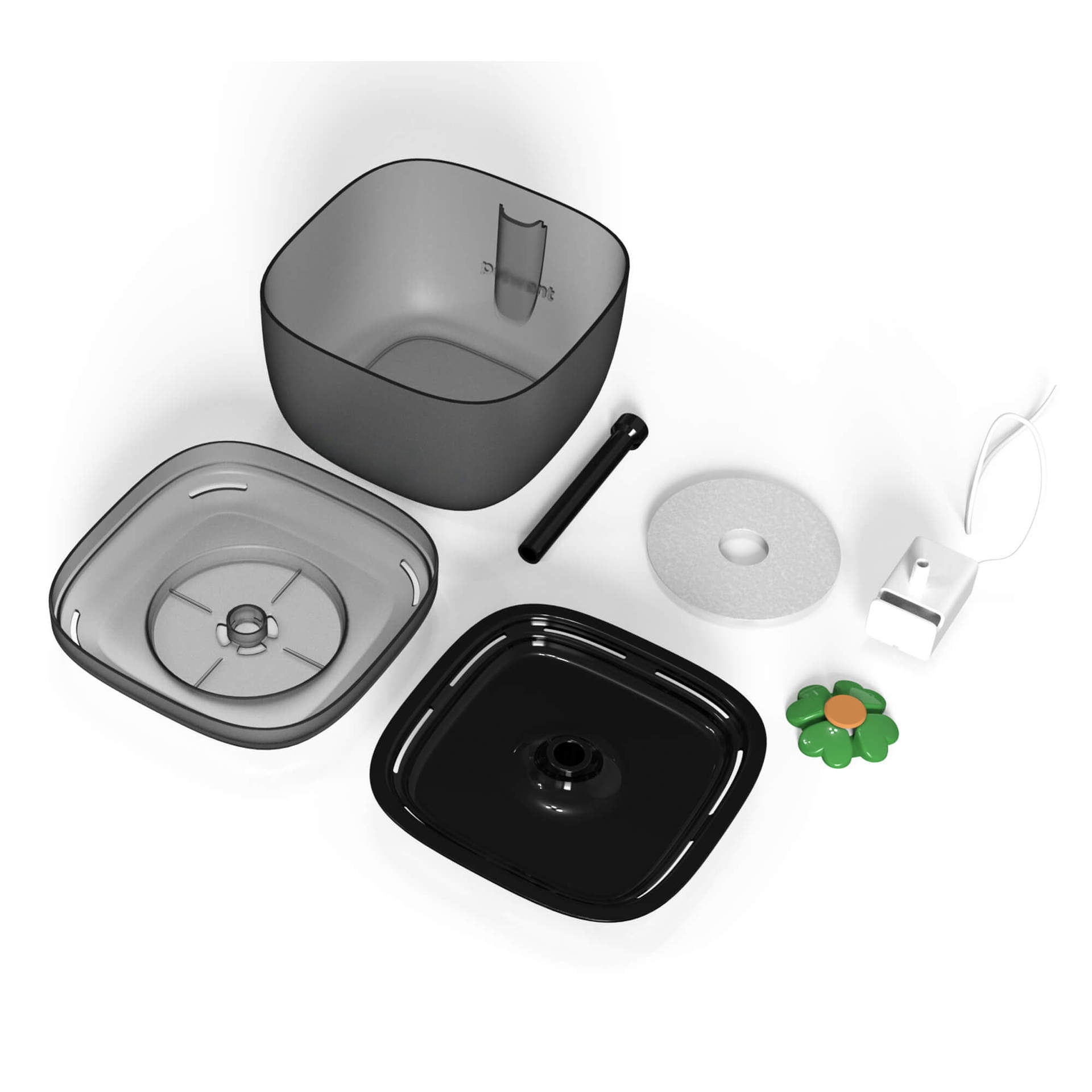 2L Pet Smart Fountain OEM 35dB Silent Hydration Solution for Pet Retailers & Wholesalers GWQ30