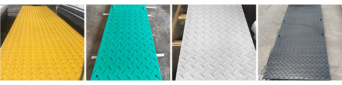 Temporary road paving slabs