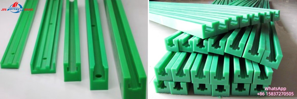 Polyethylene chain guides