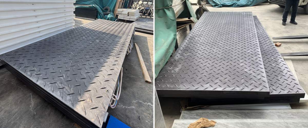 Double-sided anti-skid road mats