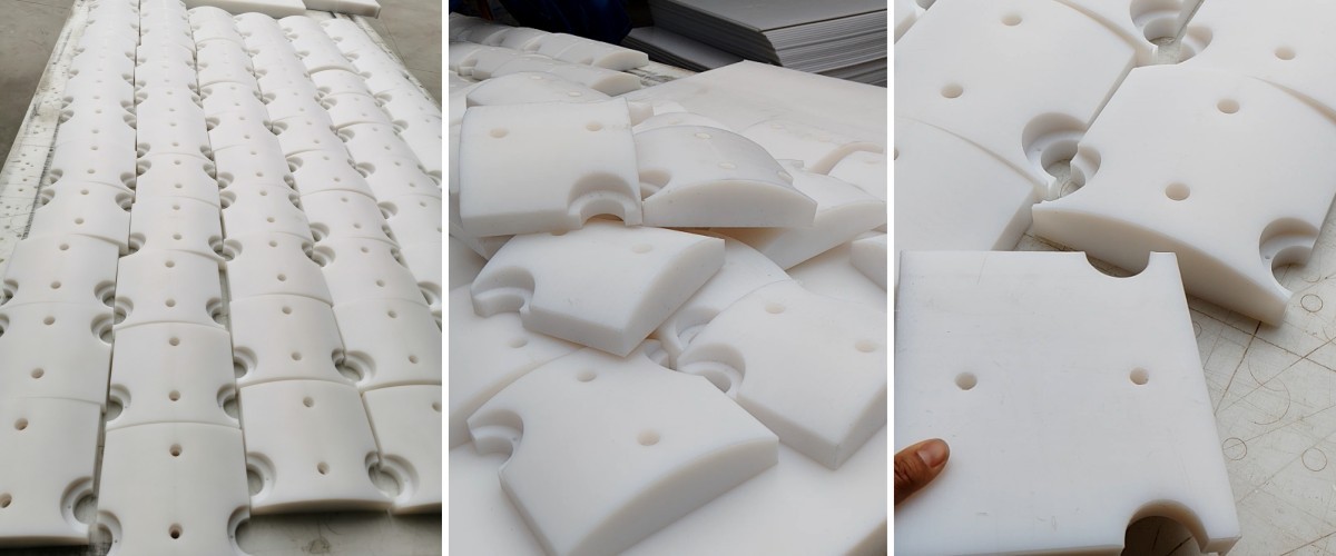Processing of UHMW-PE sheets