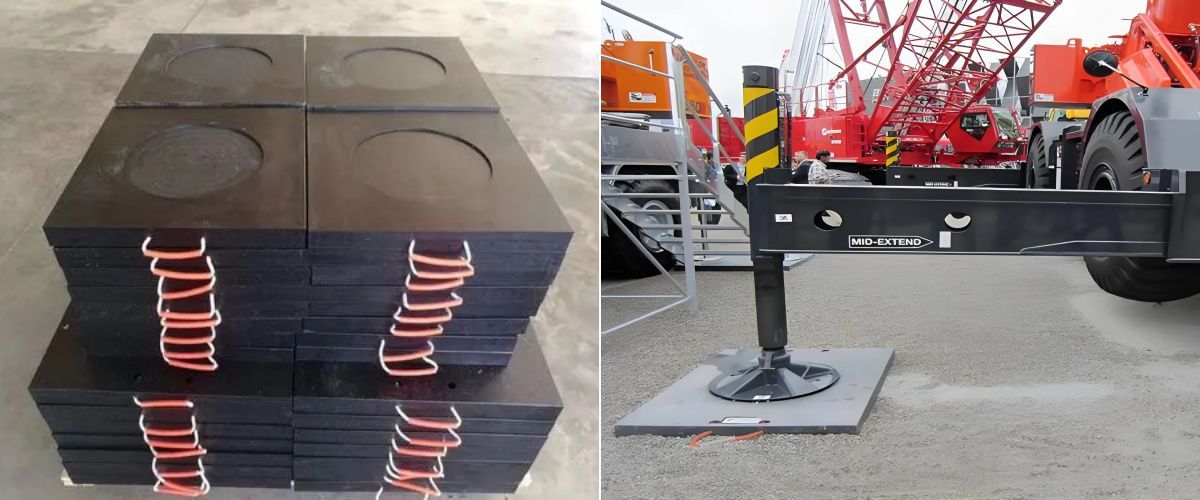 Polyethylene outrigger pads