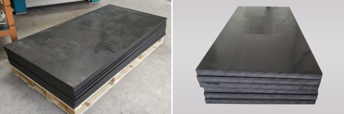 Flame-retardant polyethylene lining board