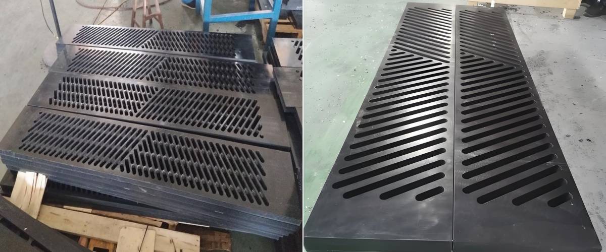Polyethylene vacuum chamber cover plate