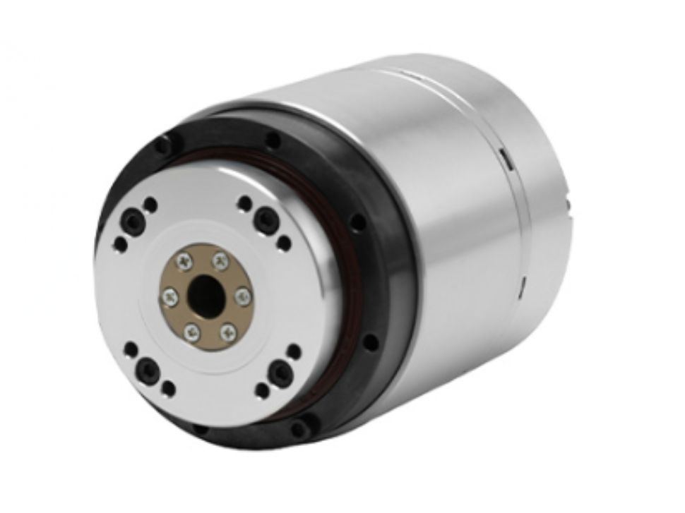 Space Limited Hollow Shaft Harmonic Drive Dual Encoder Rotary Actuator