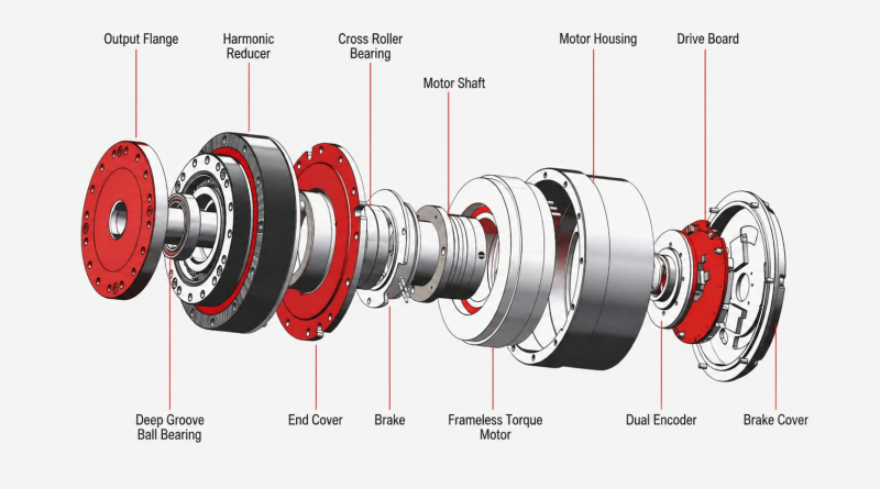 harmonic drive robot joint motor harmonic drive robot joint motor