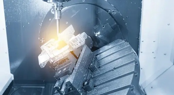 Harmonic drive for 3+2 axis CNC machining