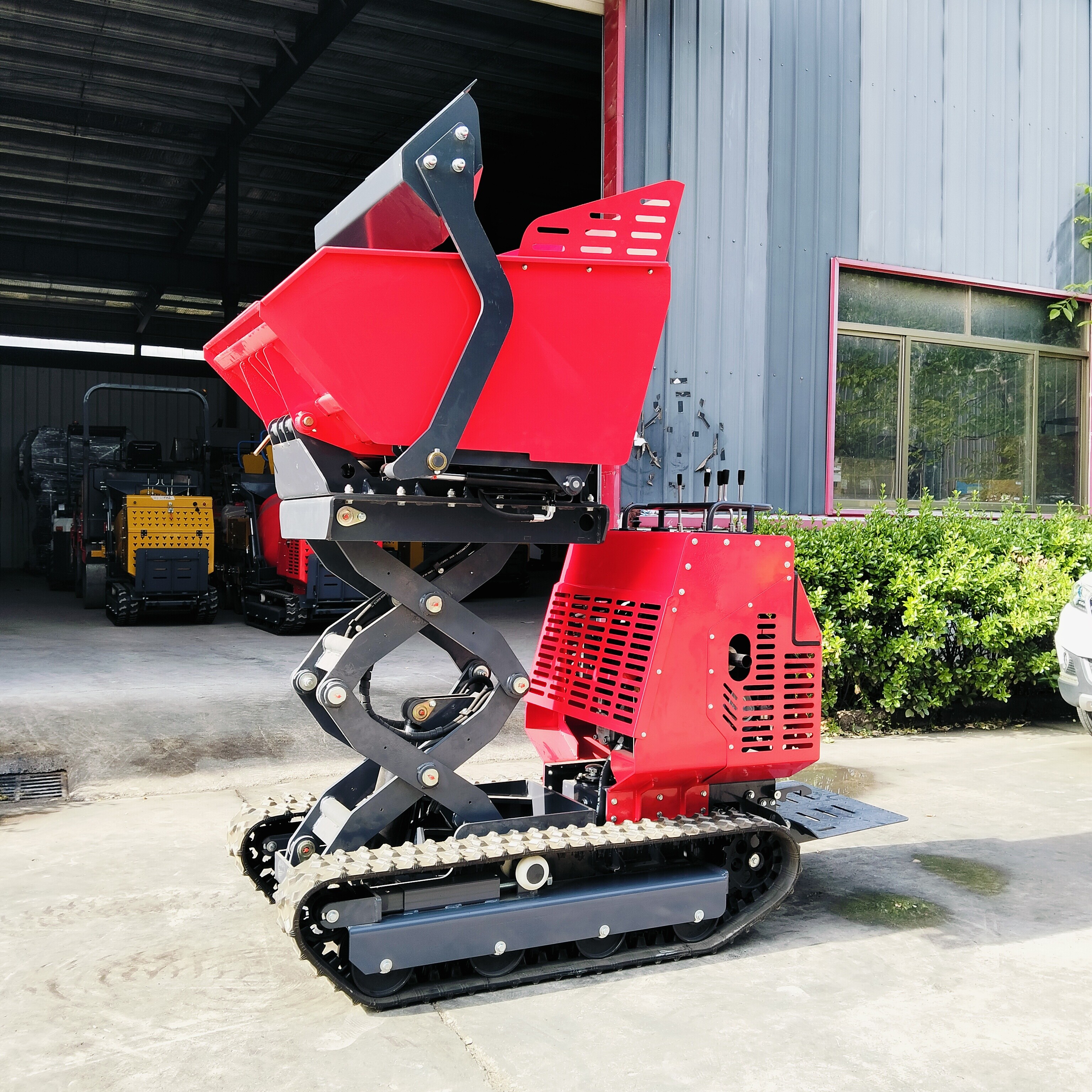 CE/EPA Engine Track Diesel Petrol Crawler Mini Transporter Farm Dumper