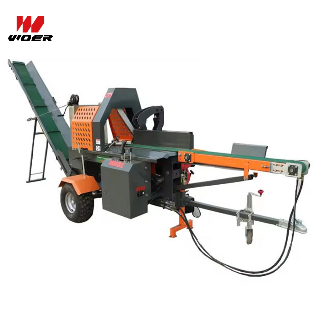 Diesel Commercial Hydraulic Motorized Gasoline Firewood Wood Splitter