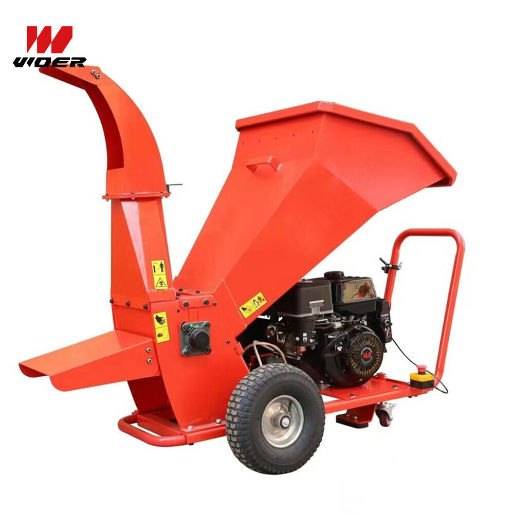 Commercial Mobile 15hp Shredder Wood Chipper Machine For Sale