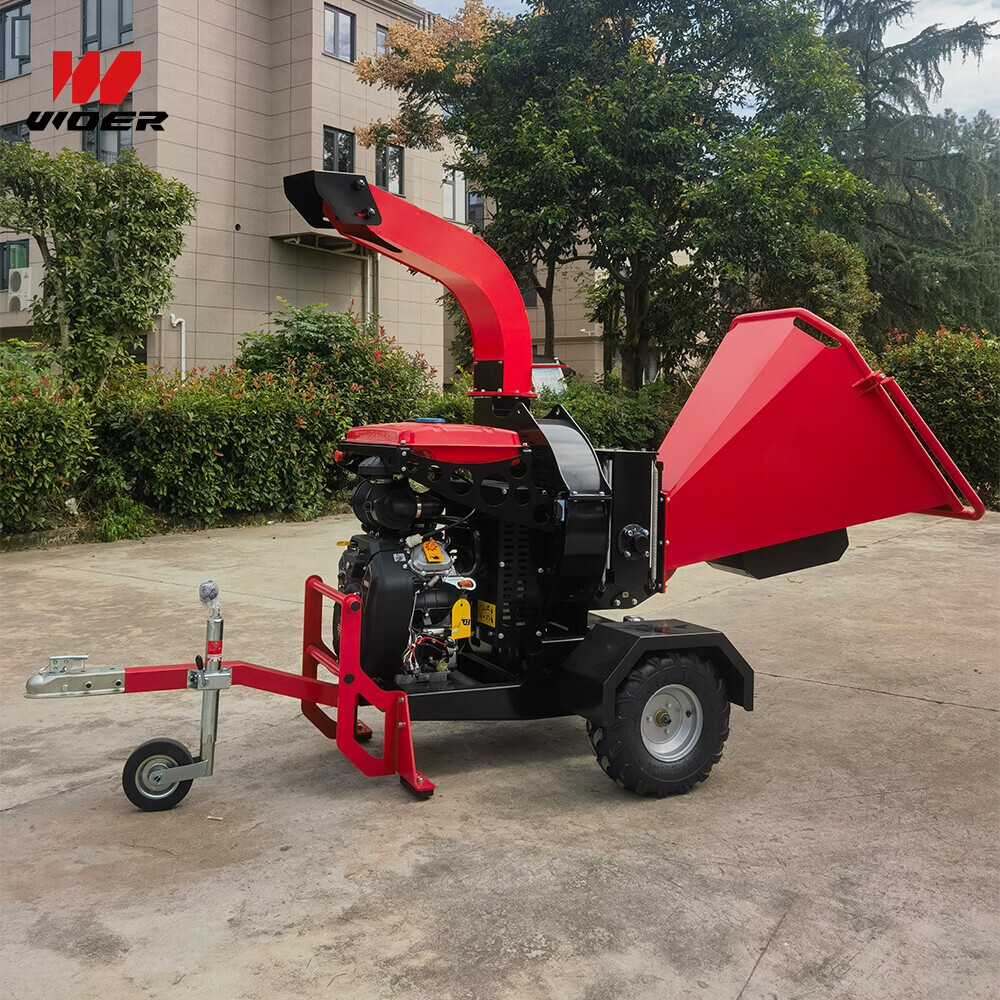 Diesel Portable Mini Drum Wood Logs Chipper Machine Made In China