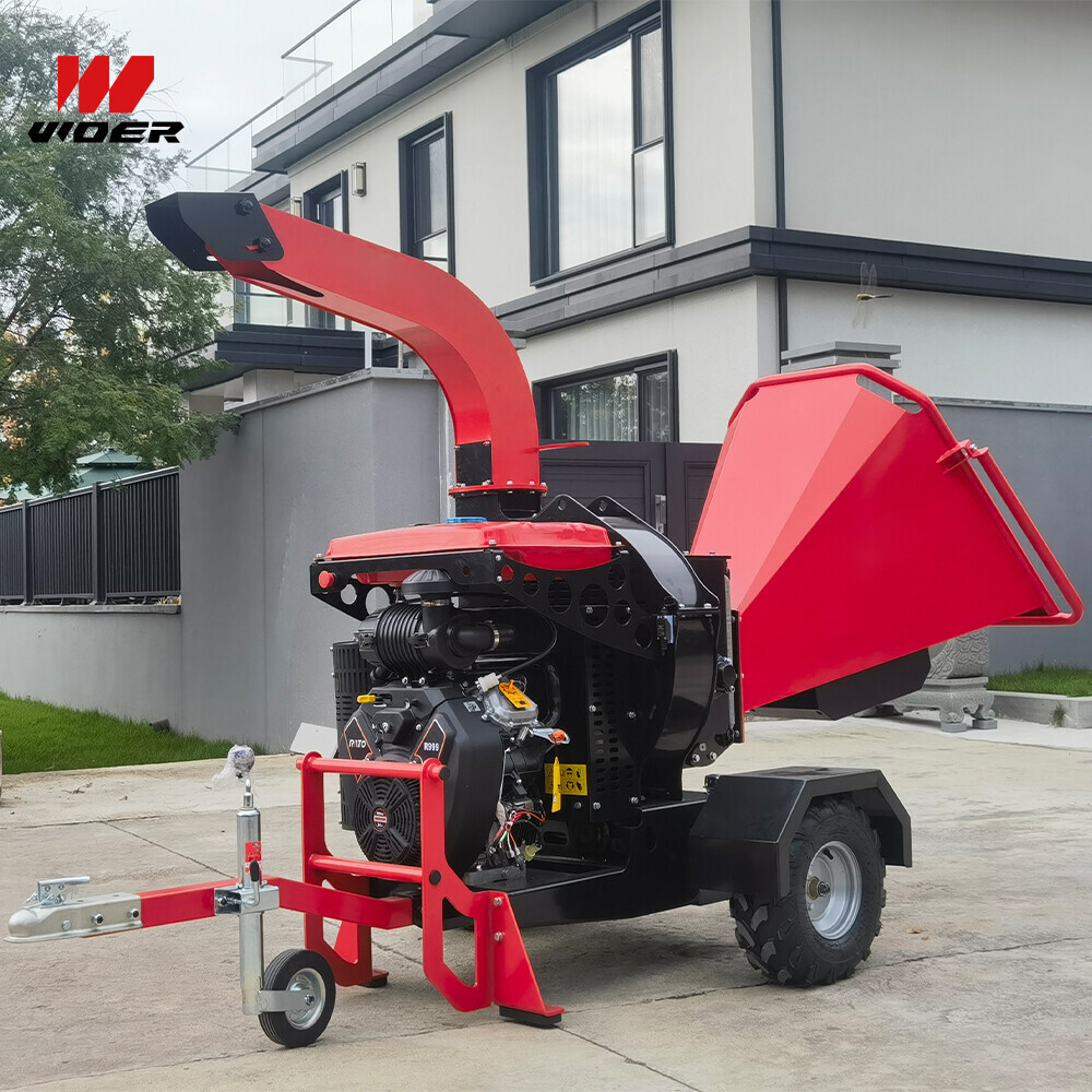 Diesel Portable Mini Drum Wood Logs Chipper Machine Made In China
